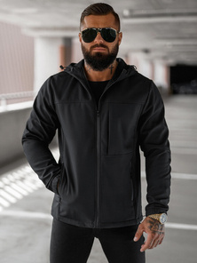 Muška softshell jakna crna OZONEE JS/27B6523/3Z