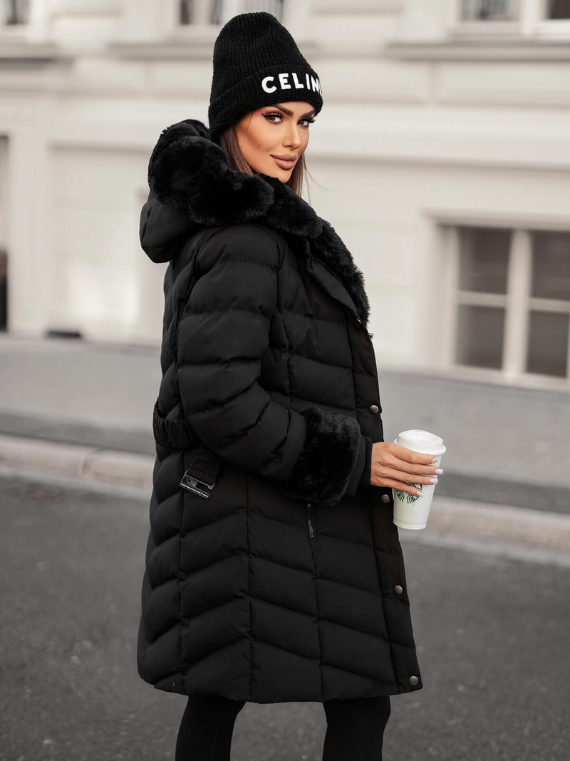 Ženska jakna crna OZONEE JS/5M3156/392Z