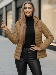 Ženska jakna tamno-bež OZONEE JS/16M9103/84Z