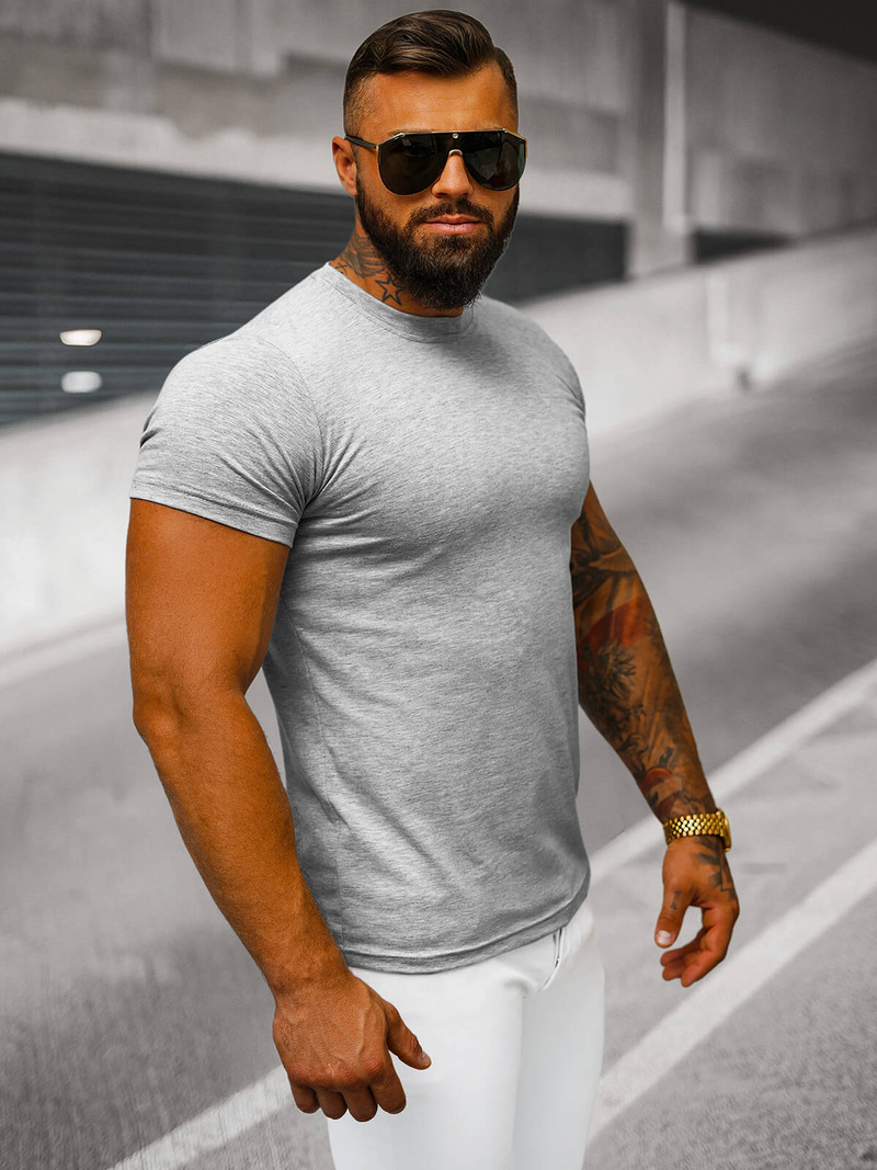 Muška majica siva OZONEE JS/712005Z