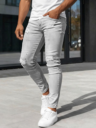 Muške Traperice Sivi OZONEE DO/2822/2