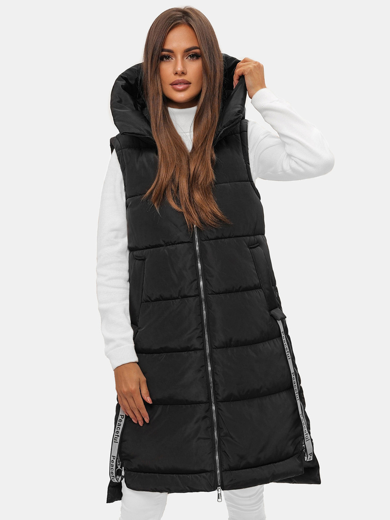 Ženski prsluk crni OZONEE O/DK113/1