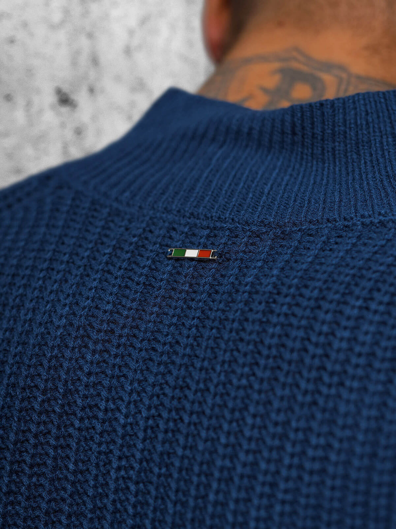 Muški Džemper Modri OZONEE NB/MM6020/6