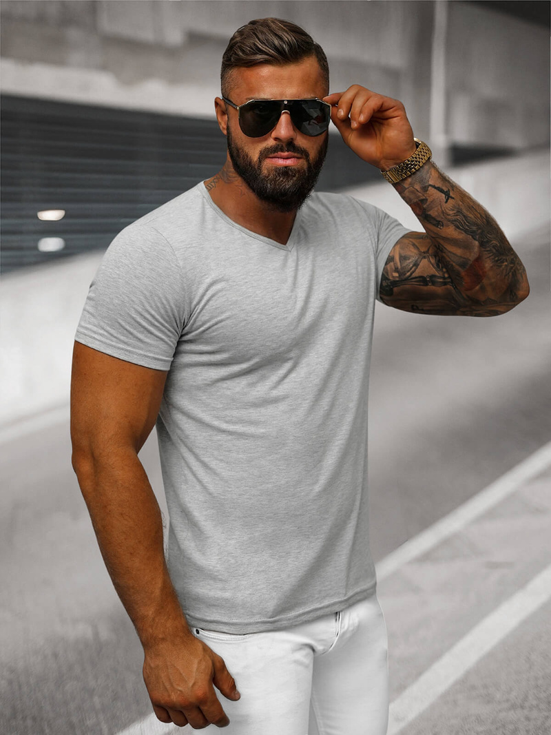 Muška majica siva OZONEE JS/712007Z