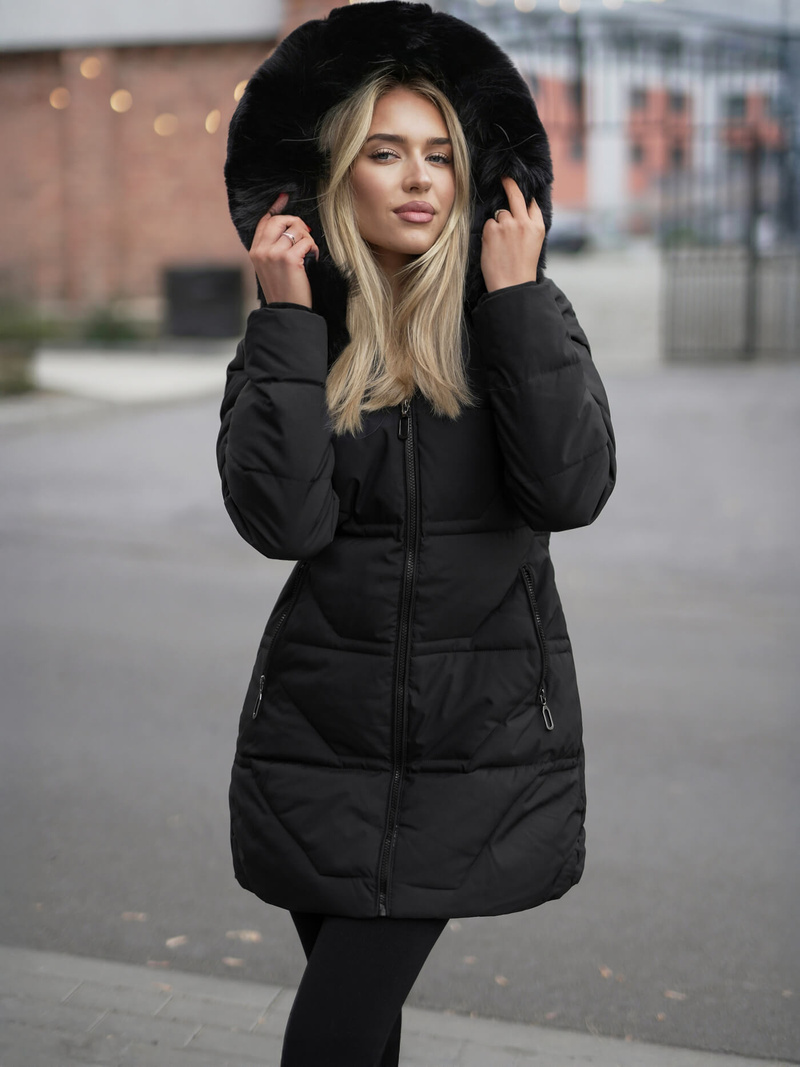 Ženska jakna crna OZONEE JS/16M9099/392Z