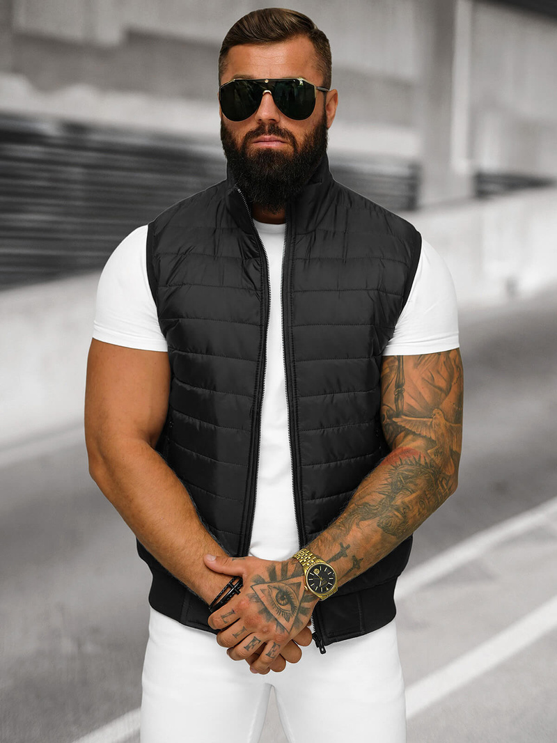 Muški Prsluk Crni OZONEE JS/MY77Z