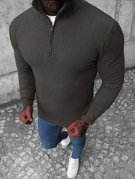 Muški Džemper Grafitni OZONEE NB/MM6007/3