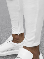 Muške chino hlače bijele OZONEE DJ/3300