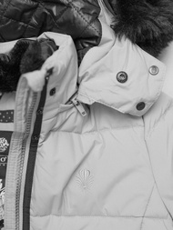 Ženska jakna siva OZONEE O/W377Z