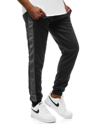 Muške kratke hlače Crno-sive OZONEE JS/JZ11003