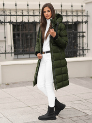 Ženska Jakna Tamno-Zelena OZONEE JS/M736/136Z