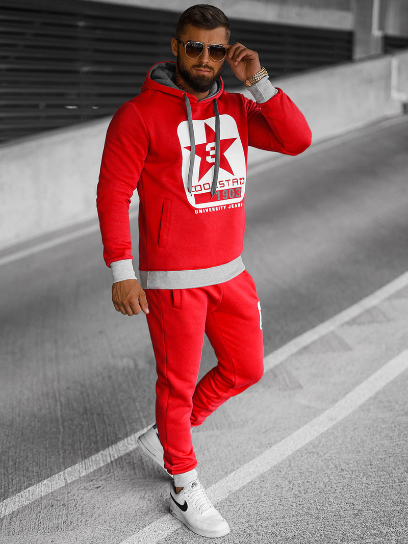 Muška Trenirka Crveni OZONEE JS/8C59/18Z