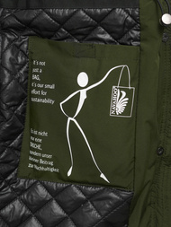 Ženska jakna kaki OZONEE O/W377Z