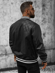 Muška prijelazna jakna crna OZONEE O/3A172