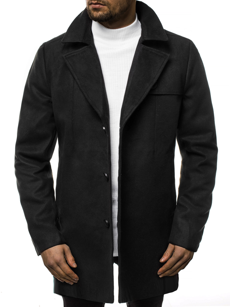 Muški kaput crni OZONEE N/5922Z