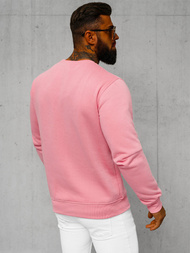 Muška dukserica Svijetloružičasta OZONEE JS/2001-10Z