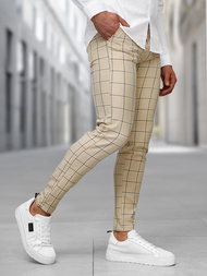 Muške chino hlače bež OZONEE DJ/5522Z