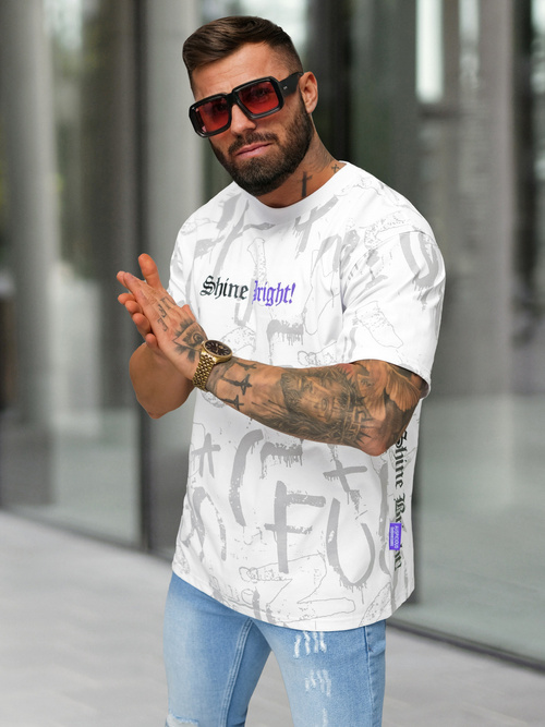 Muška Majica Bijeli OZONEE O/YN2/621