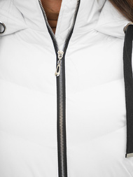 Ženska Jakna Bijela OZONEE JS/M736/281Z