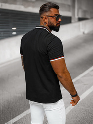 Muška polo majica crna OZONEE O/DA736