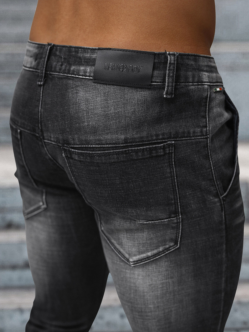 Muške traperice crne OZONEE NB/MP0091N