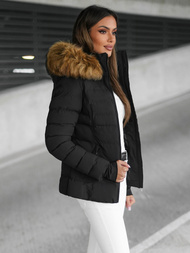 Ženska Zimska Jakna Crno-Smeđa OZONEE JS/5M768/392Z