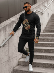 Muška trenirka crna OZONEE JS/68C10380/3Z