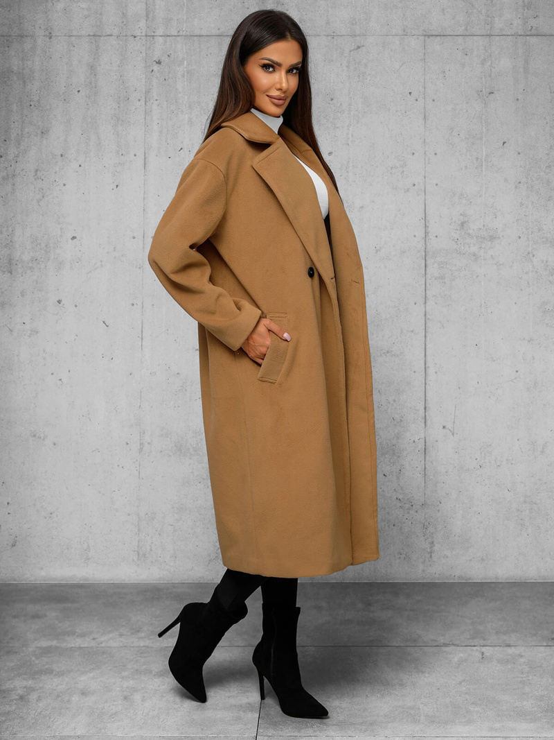 Ženski kaput camel OZONEE JS/11Z8161