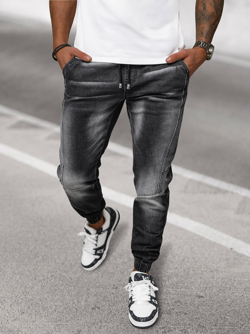 Muške Jogger Hlače Crne OZONEE NB/MP0115N