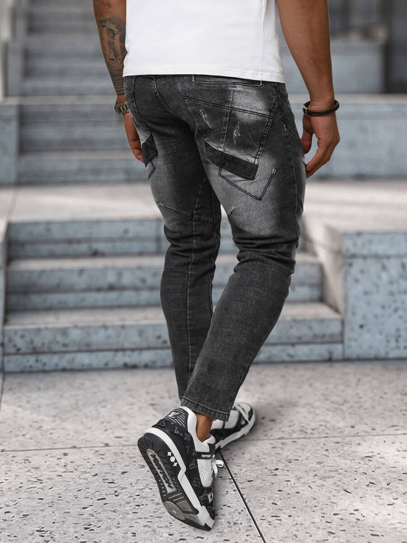 Muške traperice crne OZONEE NB/MP0045N