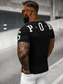  Muška majica crna OZONEE O/8T1260/3