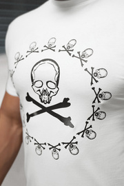 Muška Majica Bijeli OZONEE NB/MT3068