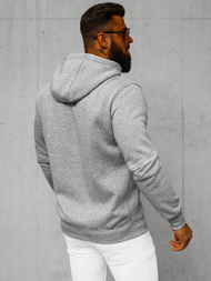 Muška dukserica s kapuljačom siva OZONEE JS/2008Z