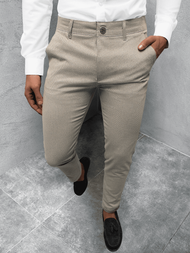 Muške hlače Bež OZONEE DJ/55600S