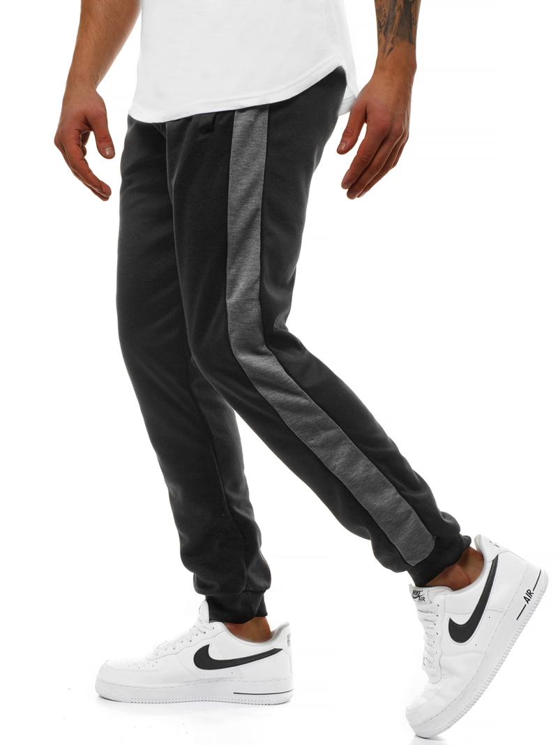 Muške kratke hlače Crno-sive OZONEE JS/JZ11003