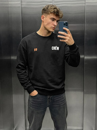 Muška dukserica crna OZONEE JS/65B3917/3Z