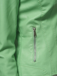 Ženska Kožna Jakna Mentol OZONEE JS/11Z8052