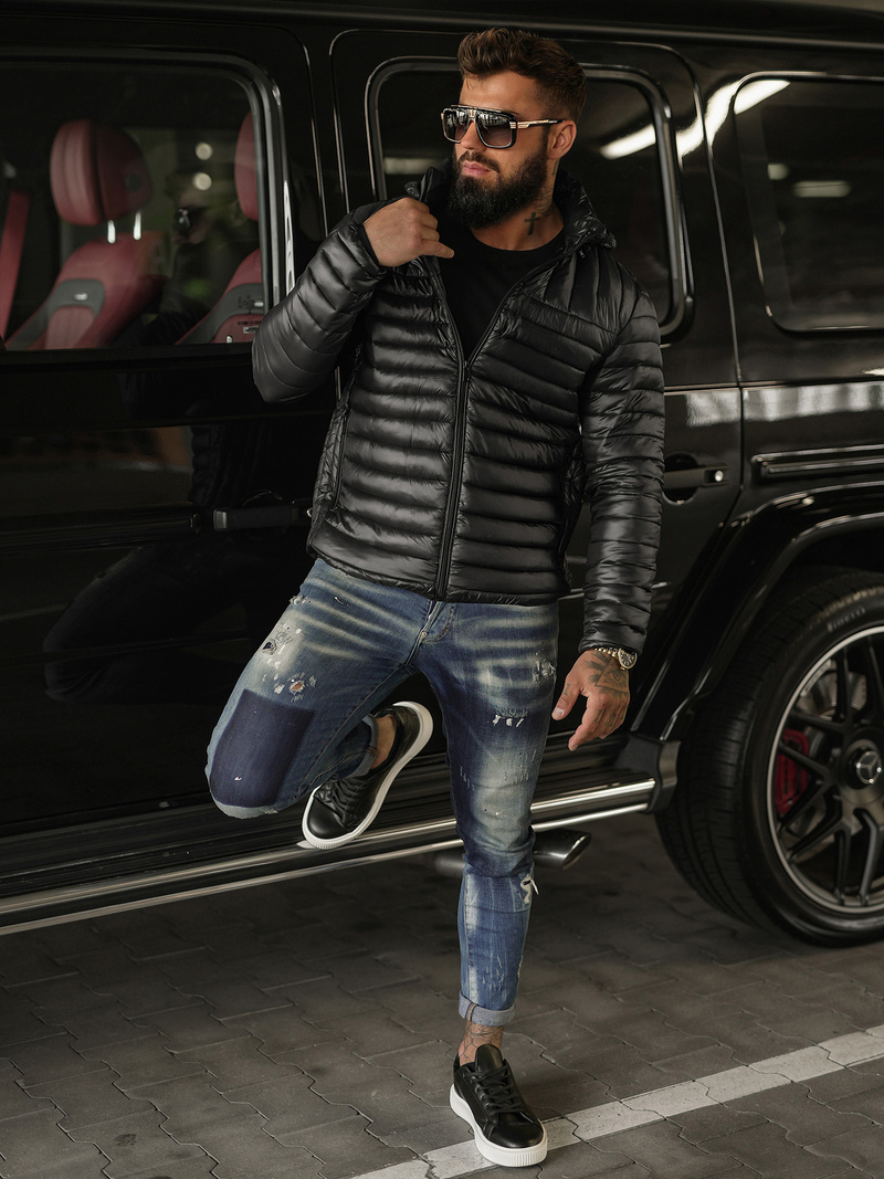 Muška Jakna Crna OZONEE JS/16M9336/392BZ