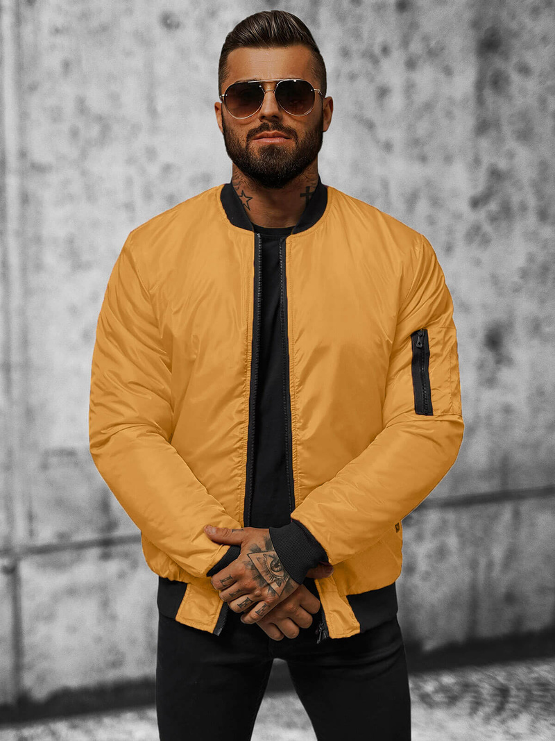 Muška jakna camel OZONEE JS/AK95Z