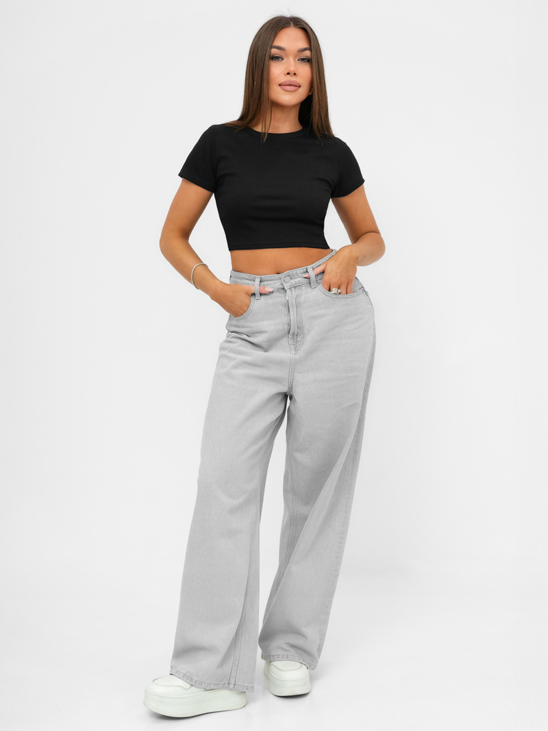 Ženska majica crna OZONEE JS/96T666/3