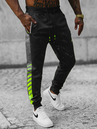 Muške sportske hlače crne OZONEE JS/K10232Z