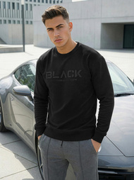 Muška dukserica crna OZONEE JS/8B1992/3