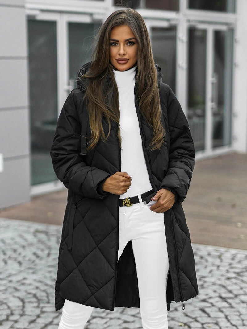 Ženska jakna crna OZONEE JS/5M3168/392Z