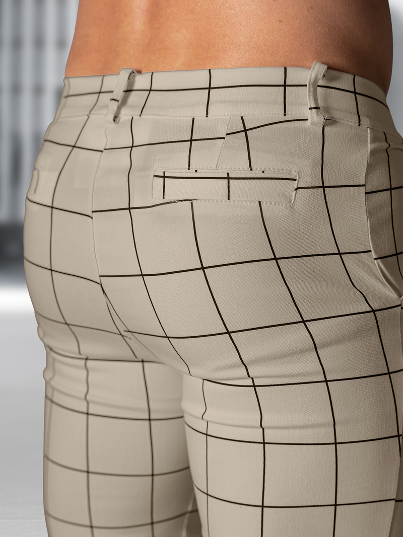 Muške Chino Hlače Bež OZONEE O/P4009Z