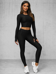 Dvodijelni set trenerke Crni OZONEE O/22060Z