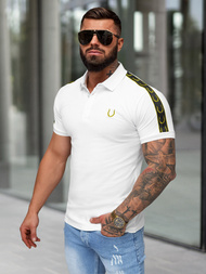 Muška polo majica bijela OZONEE O/QQ1337