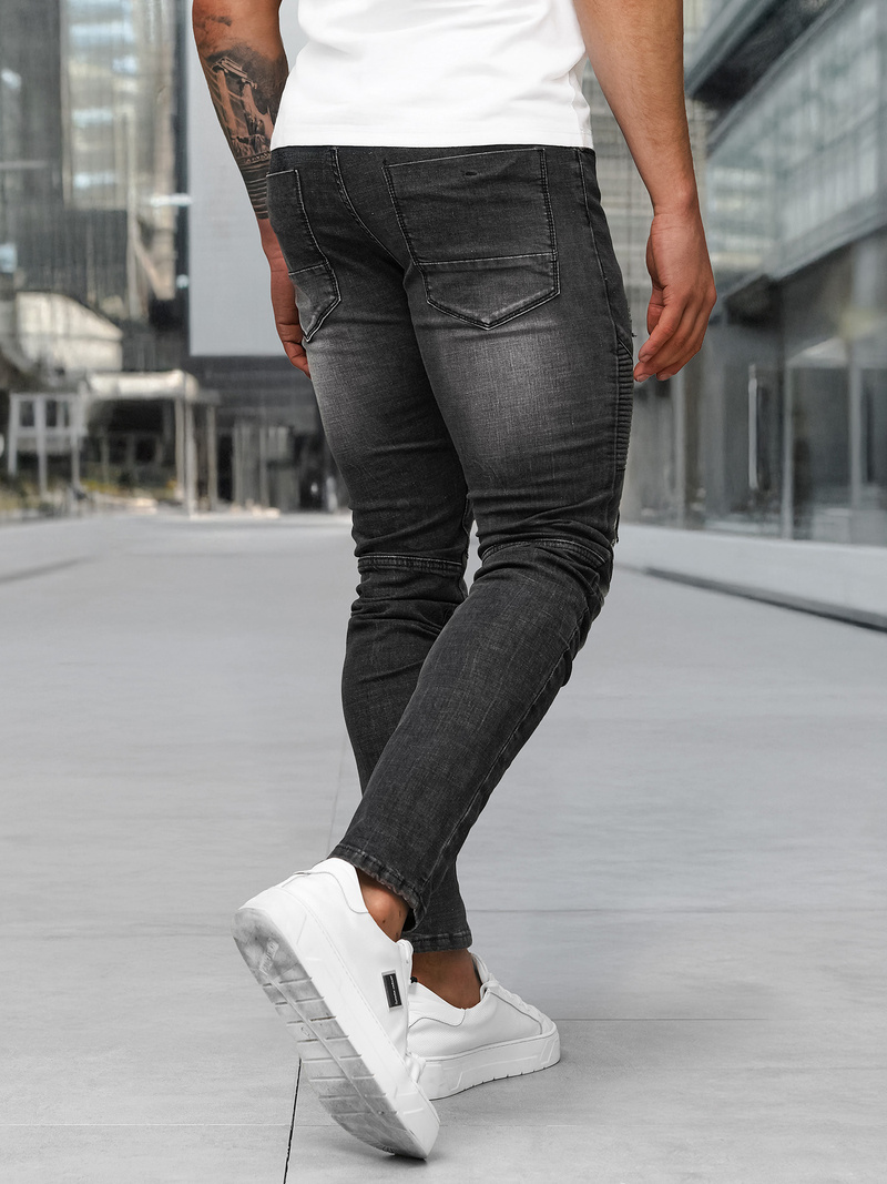 Muške traperice crne OZONEE NB/MP0142NZ