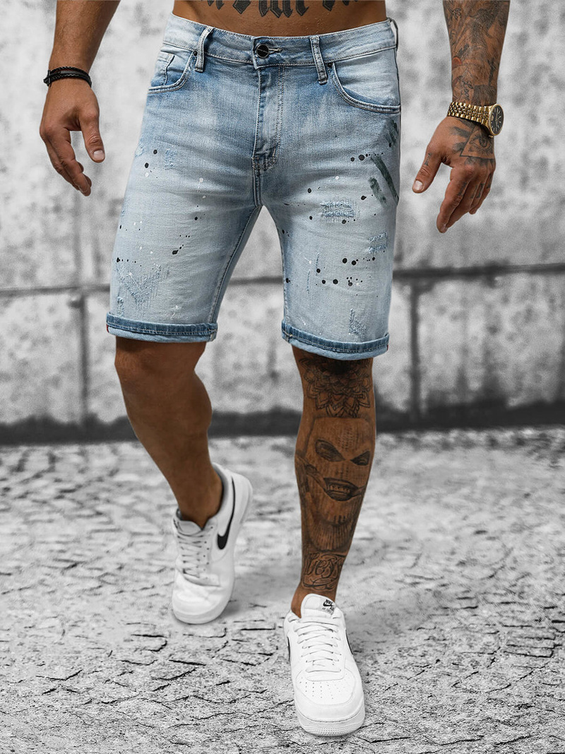 Muške Kratke Hlače Svijetloplave OZONEE NB/MP0262BC