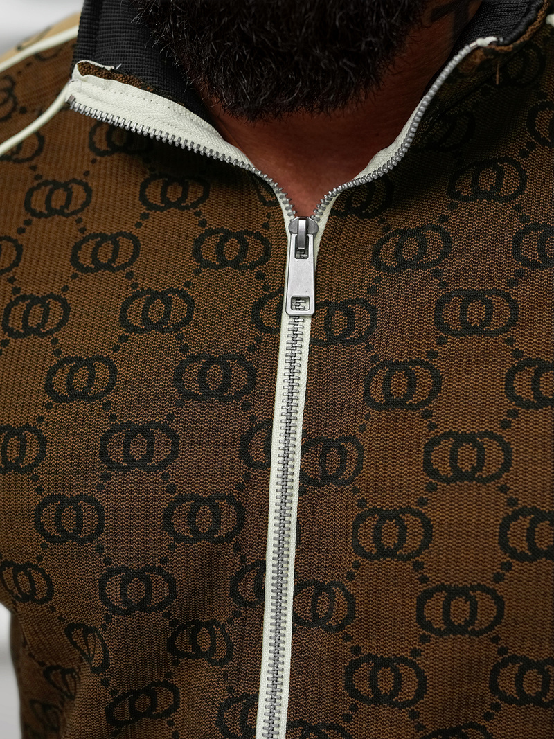 Muška Trenirka Tamno-Bež OZONEE O/FF5110AB