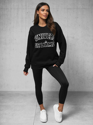 Dukserica crna OZONEE O/SWE23055